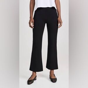 DONNI. Black Satiny Simple Pant - XXS